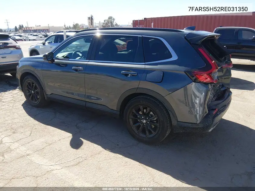 2024 HONDA CR-V VIN 7FARS5H52RE031350 — фото 3