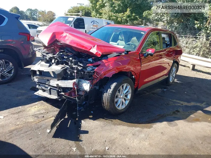 2024 HONDA CR-V VIN 7FARS3H48RE000325 — фото 2