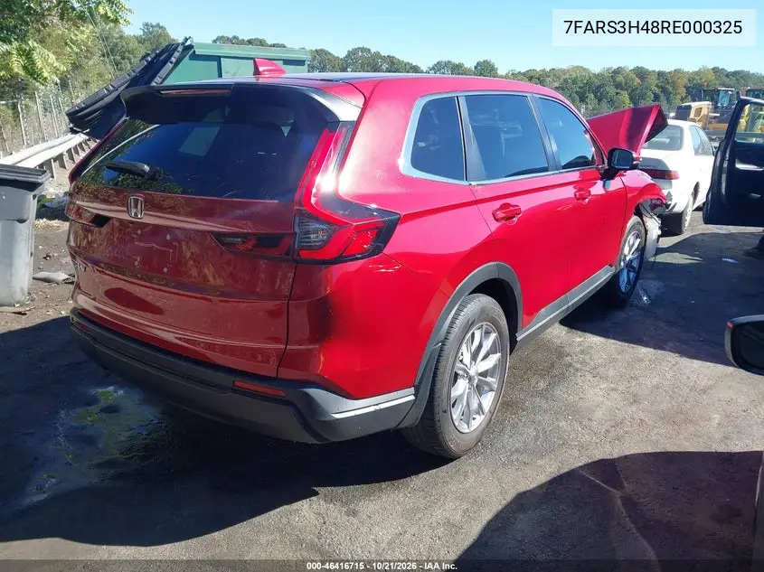 2024 HONDA CR-V VIN 7FARS3H48RE000325 — фото 4