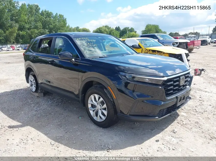 HONDA CR-V 2025, VIN 2HKRS4H22SH115865