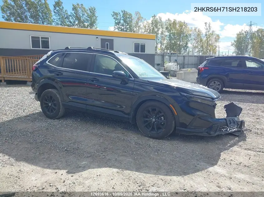 HONDA CR-V 2025, VIN 2HKRS6H71SH218203