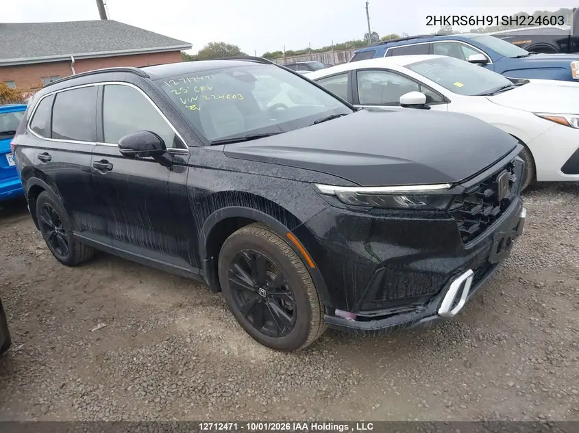 HONDA CR-V 2025, VIN 2HKRS6H91SH224603
