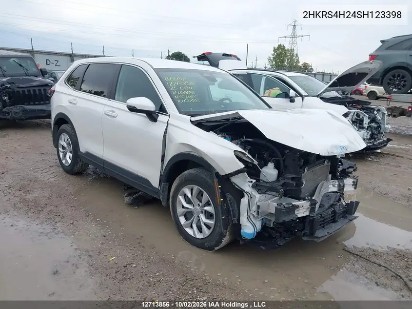 HONDA CR-V 2025, VIN 2HKRS4H24SH123398