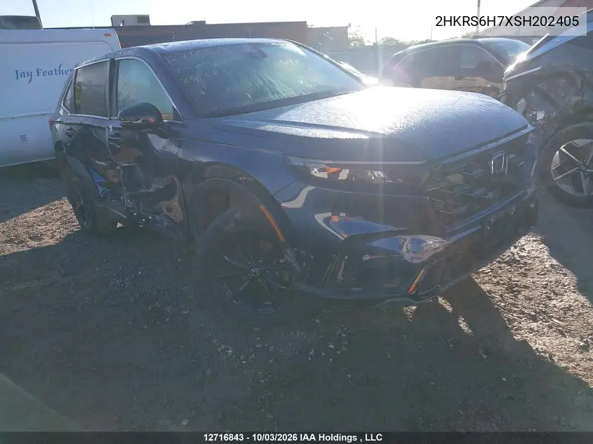 HONDA CR-V 2025, VIN 2HKRS6H7XSH202405