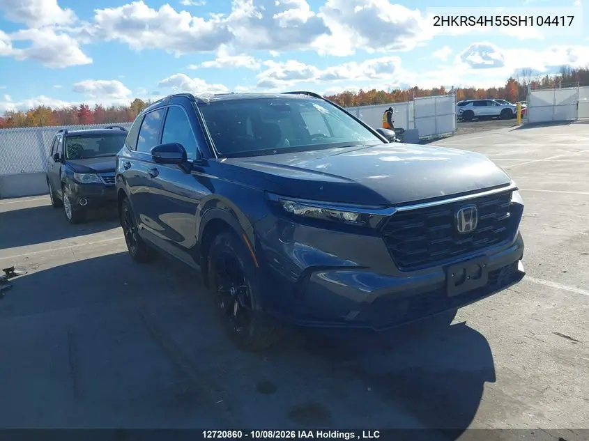 HONDA CR-V 2025, VIN 2HKRS4H55SH104417