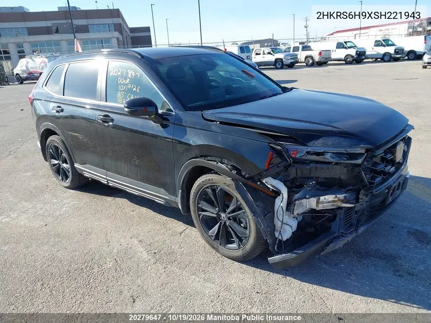 HONDA CR-V 2025, VIN 2HKRS6H9XSH221943