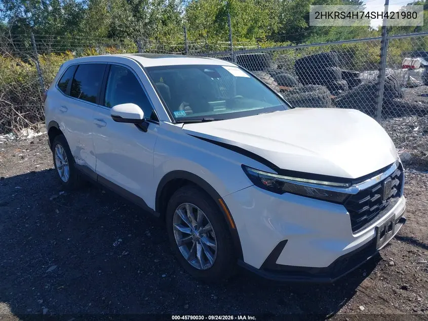 HONDA CR-V 2025, VIN 2HKRS4H74SH421980