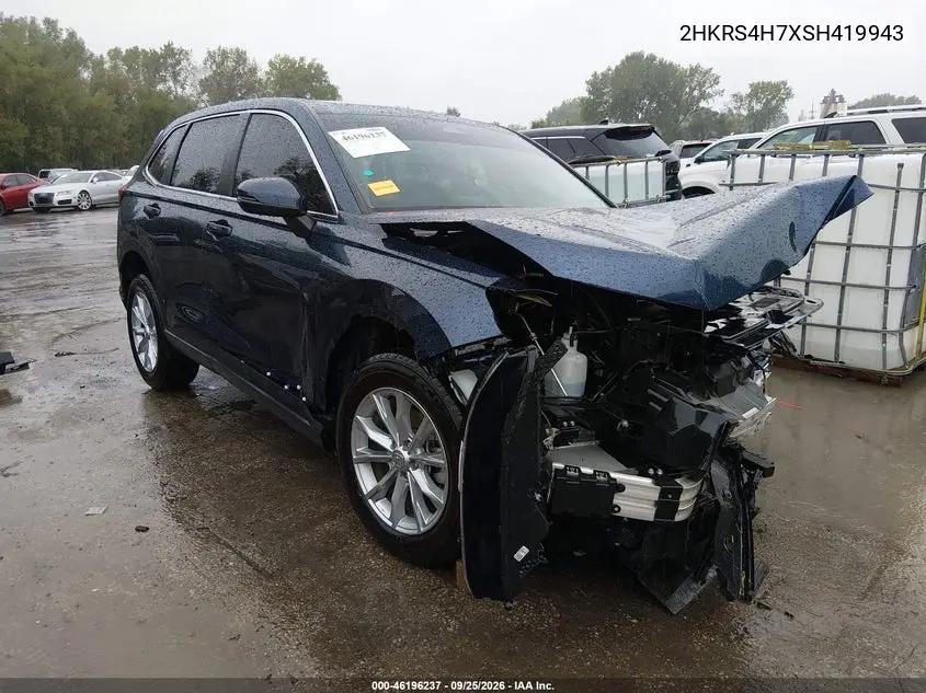 HONDA CR-V 2025, VIN 2HKRS4H7XSH419943