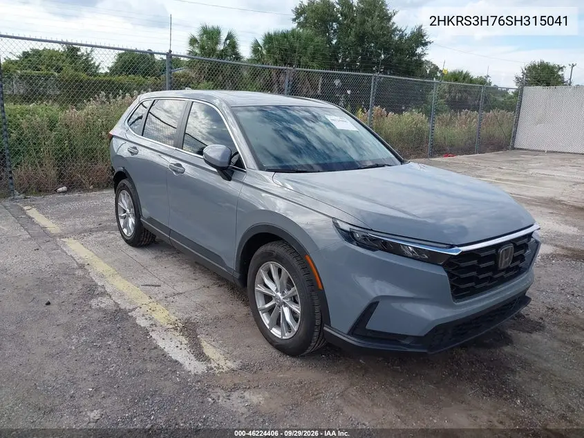 HONDA CR-V 2025, VIN 2HKRS3H76SH315041