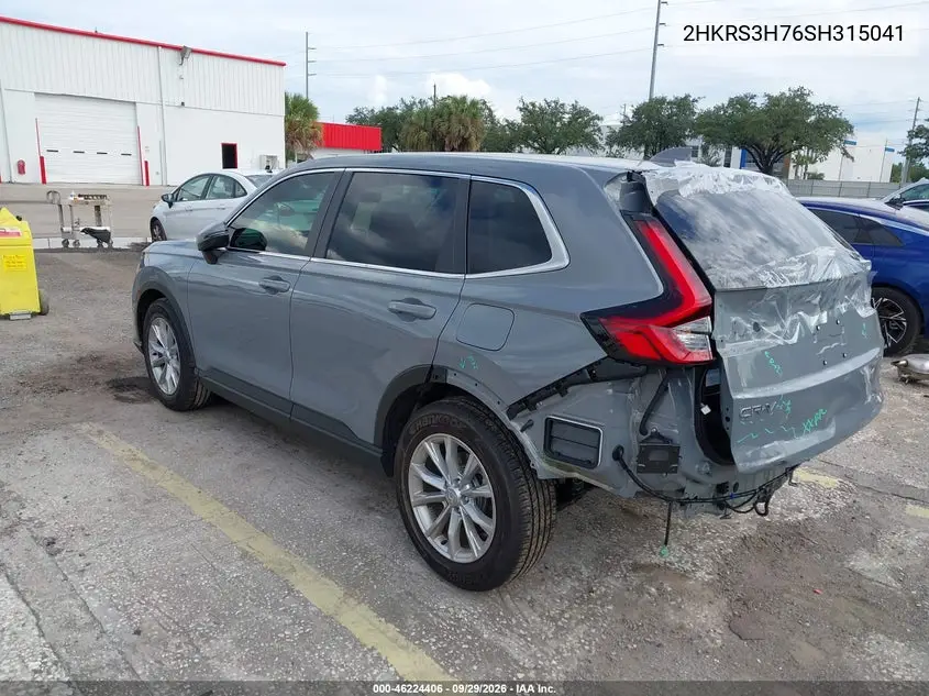 2025 HONDA CR-V VIN 2HKRS3H76SH315041 — фото 3