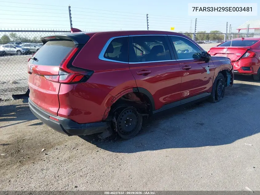 2025 HONDA CR-V VIN 7FARS3H29SE003481 — фото 4