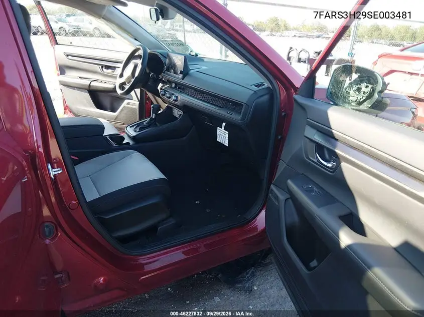 2025 HONDA CR-V VIN 7FARS3H29SE003481 — фото 5