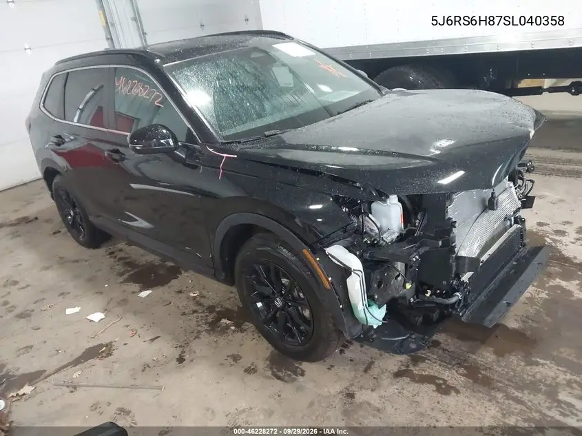 HONDA CR-V 2025, VIN 5J6RS6H87SL040358
