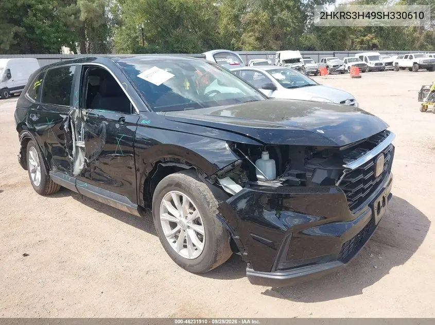 HONDA CR-V 2025, VIN 2HKRS3H49SH330610