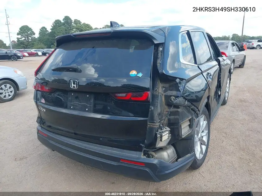 2025 HONDA CR-V VIN 2HKRS3H49SH330610 — фото 4