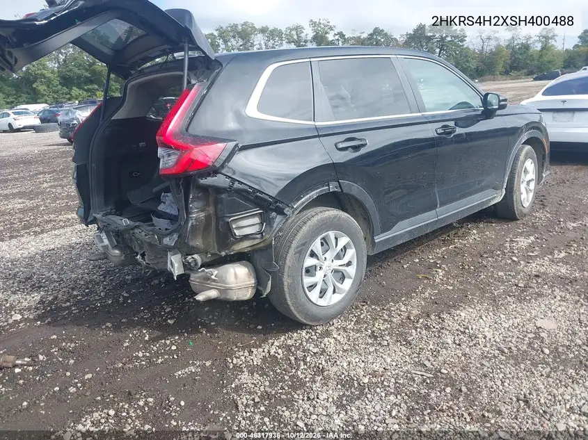 HONDA CR-V 2025, VIN 2HKRS4H2XSH400488