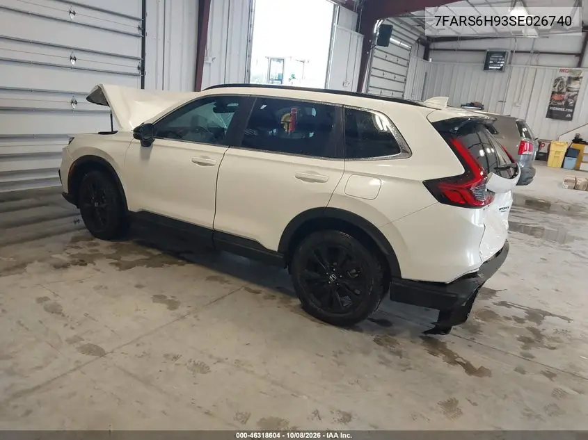2025 HONDA CR-V VIN 7FARS6H93SE026740 — фото 3