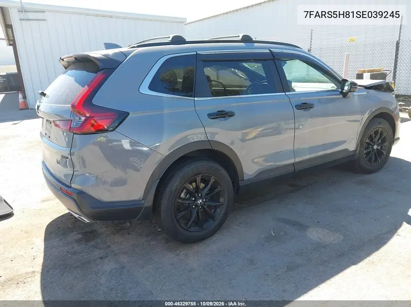 2025 HONDA CR-V VIN 7FARS5H81SE039245 — фото 4