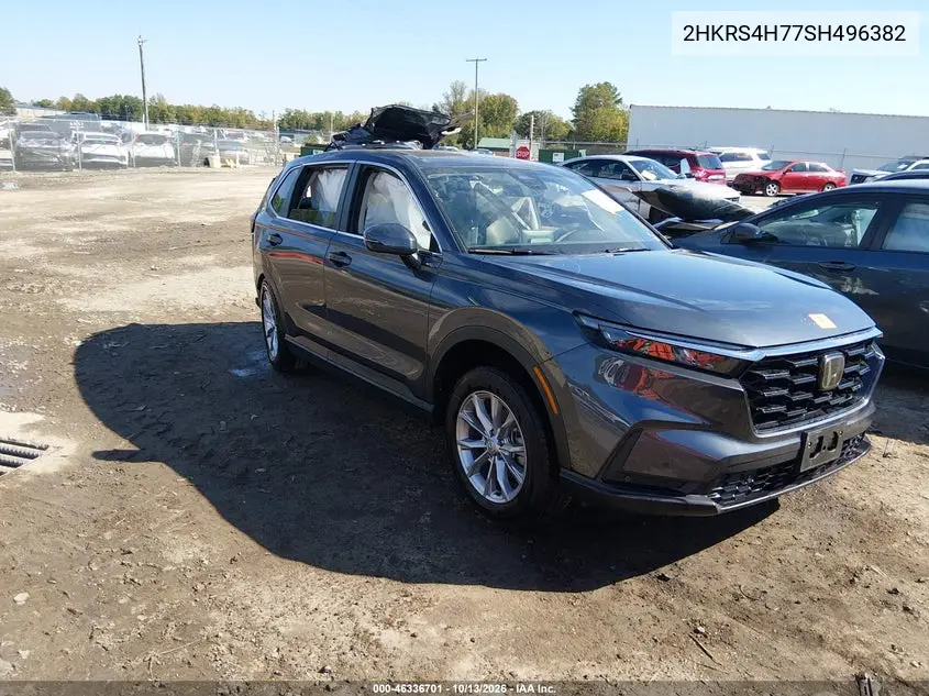 HONDA CR-V 2025, VIN 2HKRS4H77SH496382