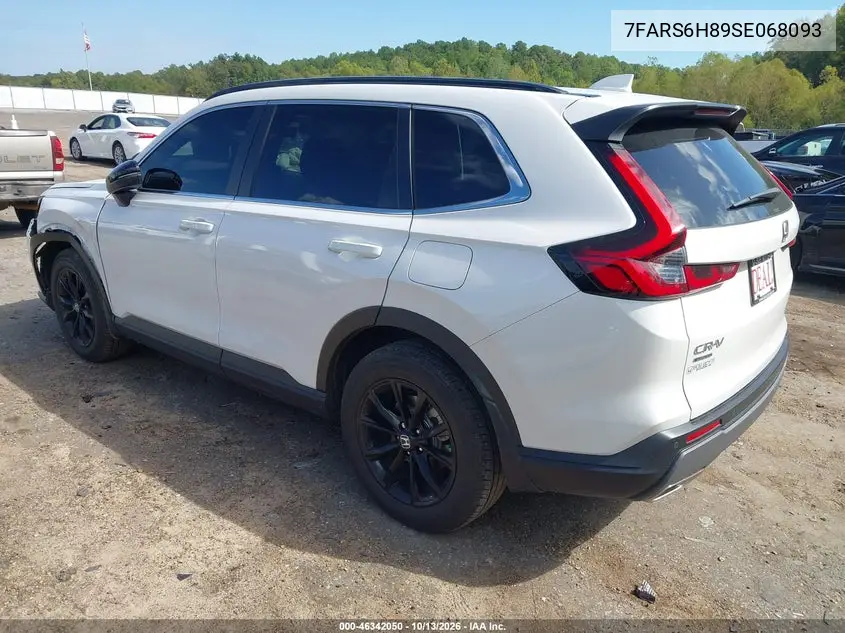 2025 HONDA CR-V VIN 7FARS6H89SE068093 — фото 3