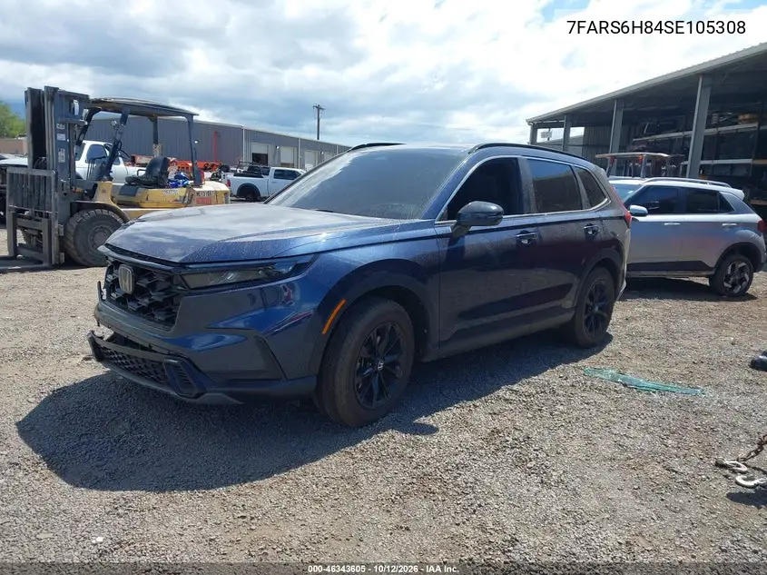 2025 HONDA CR-V VIN 7FARS6H84SE105308 — фото 2