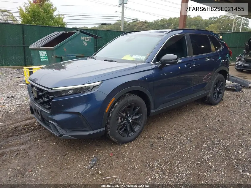 2025 HONDA CR-V VIN 7FARS6H82SE021455 — фото 2