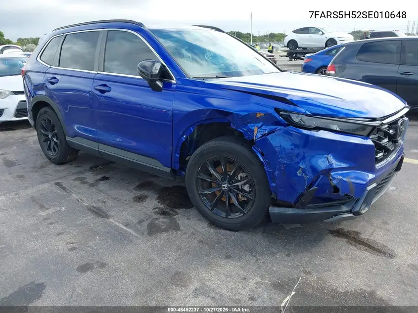 HONDA CR-V 2025, VIN 7FARS5H52SE010648