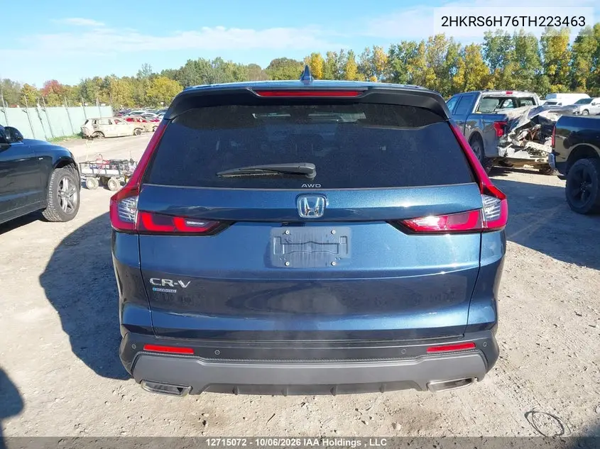 2026 HONDA CR-V VIN 2HKRS6H76TH223463 — фото 16