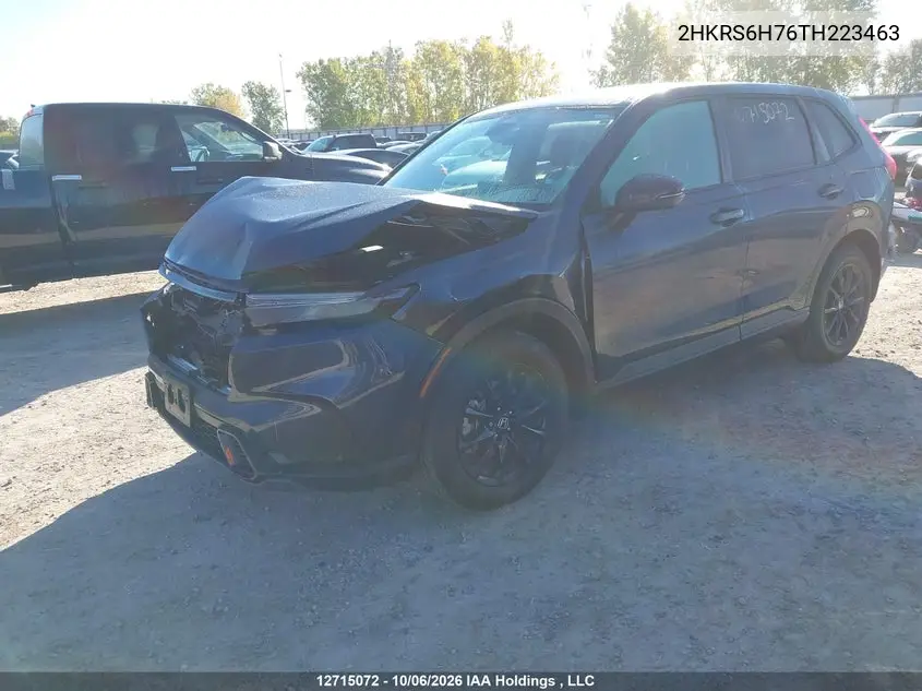 2026 HONDA CR-V VIN 2HKRS6H76TH223463 — фото 2