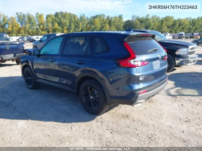2026 HONDA CR-V VIN 2HKRS6H76TH223463 — фото 3