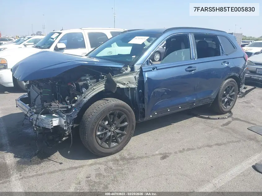 2026 HONDA CR-V VIN 7FARS5H85TE005830 — фото 2