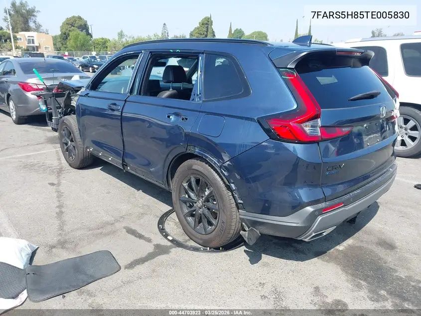 2026 HONDA CR-V VIN 7FARS5H85TE005830 — фото 3