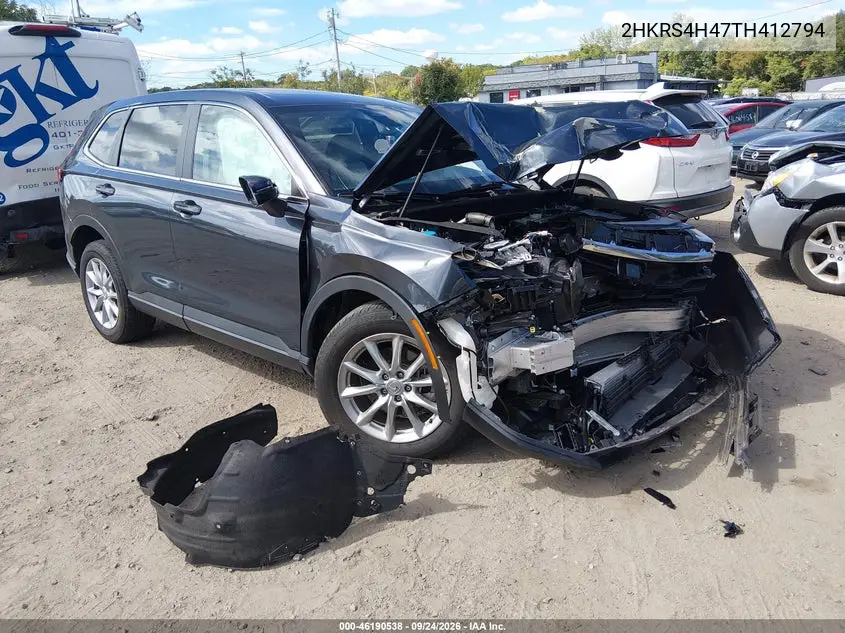 HONDA CR-V 2026, VIN 2HKRS4H47TH412794