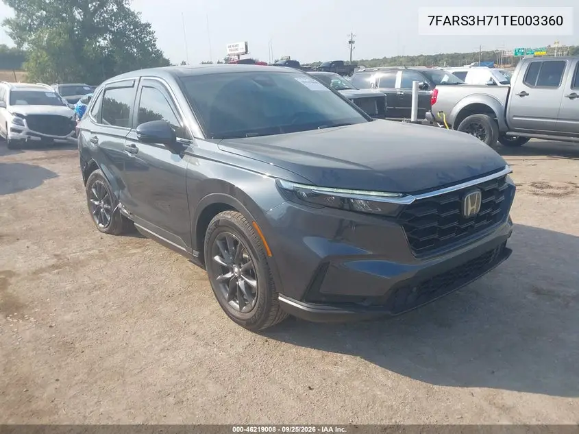 HONDA CR-V 2026, VIN 7FARS3H71TE003360