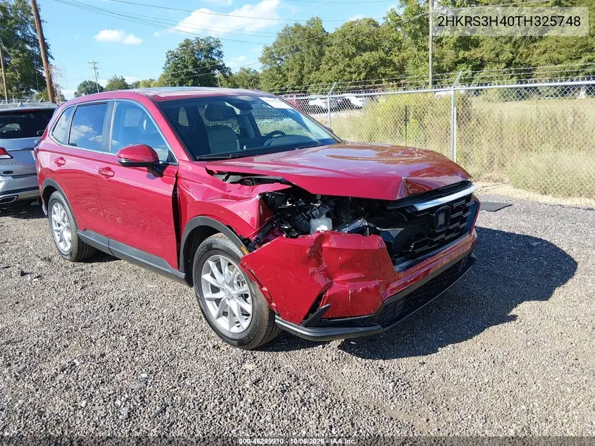HONDA CR-V 2026, VIN 2HKRS3H40TH325748
