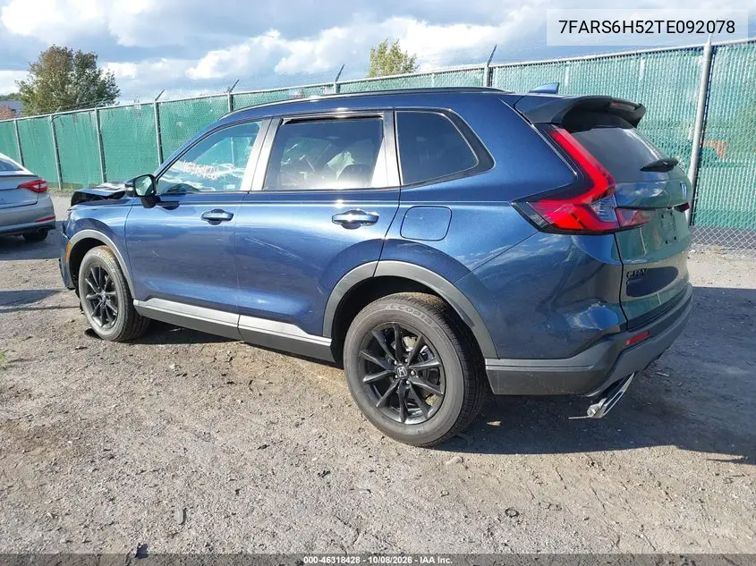 2026 HONDA CR-V VIN 7FARS6H52TE092078 — фото 3