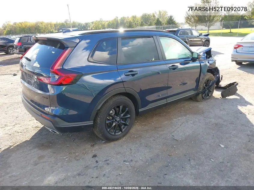 2026 HONDA CR-V VIN 7FARS6H52TE092078 — фото 4