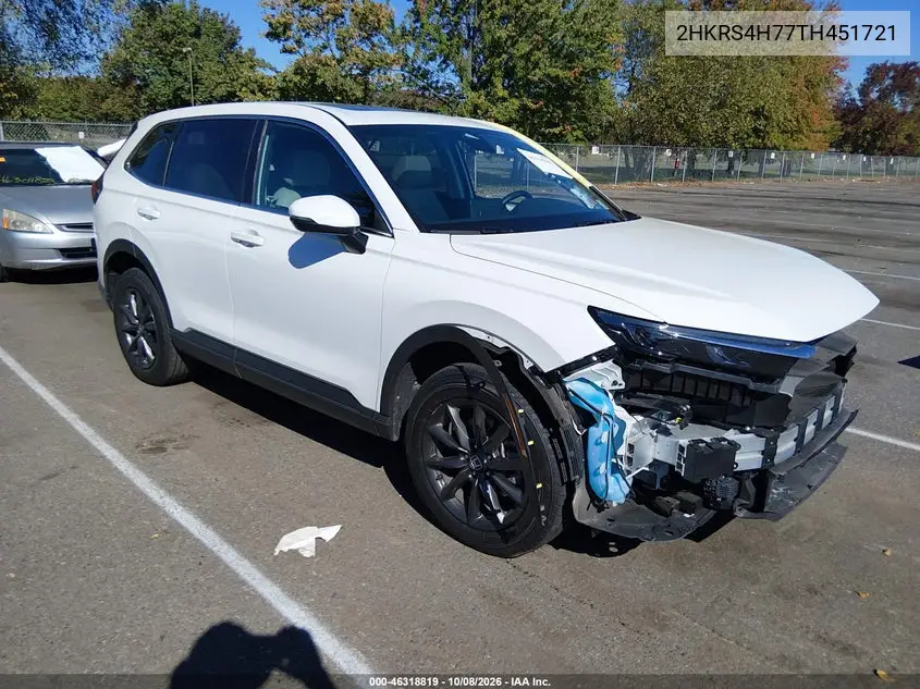 HONDA CR-V 2026, VIN 2HKRS4H77TH451721