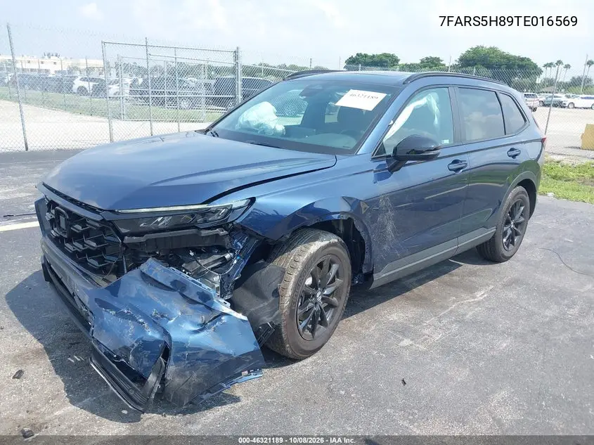 2026 HONDA CR-V VIN 7FARS5H89TE016569 — фото 2