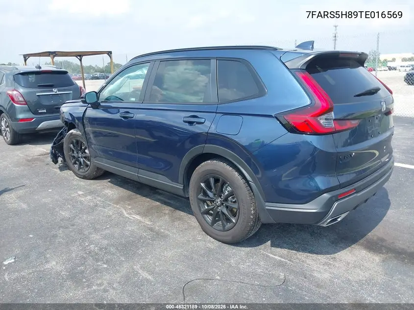 2026 HONDA CR-V VIN 7FARS5H89TE016569 — фото 3