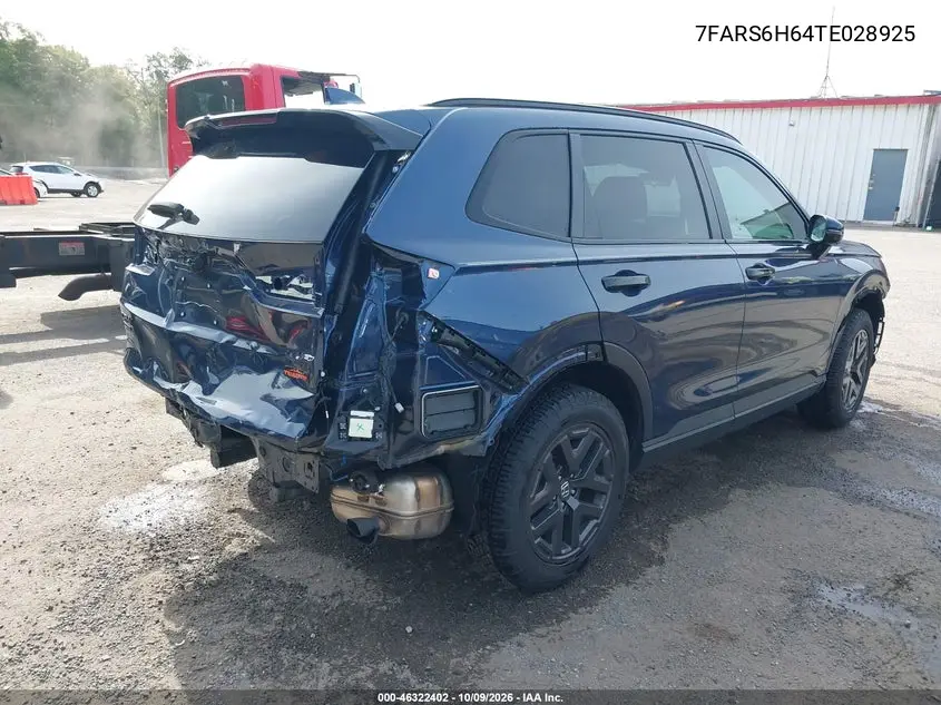 2026 HONDA CR-V VIN 7FARS6H64TE028925 — фото 4