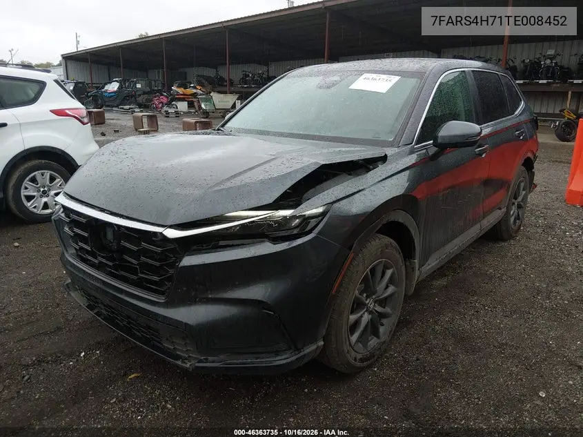 2026 HONDA CR-V VIN 7FARS4H71TE008452 — фото 2