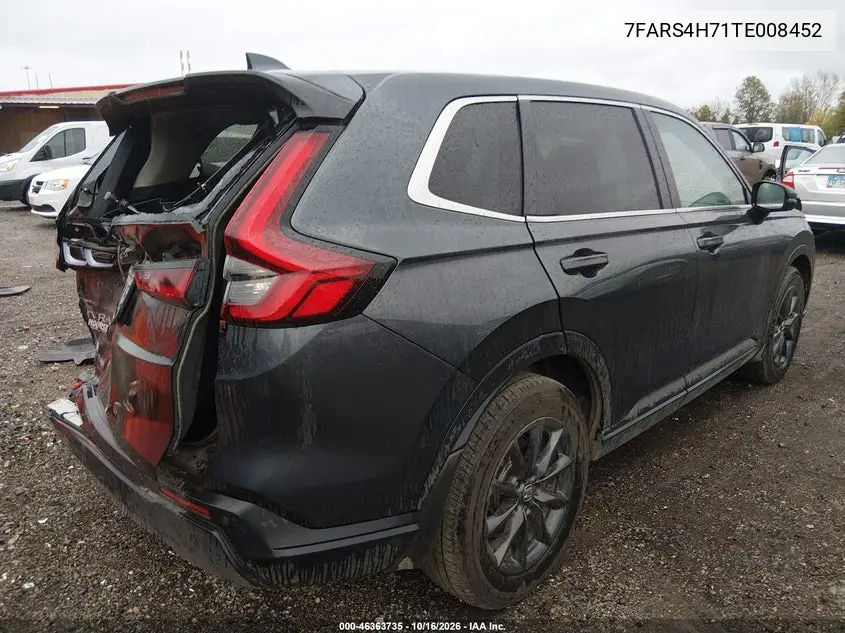 2026 HONDA CR-V VIN 7FARS4H71TE008452 — фото 4