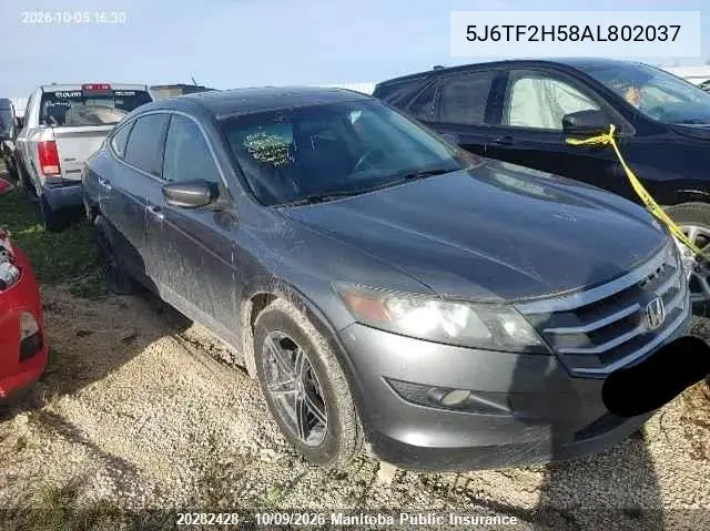 HONDA CROSSTOUR 2010, VIN 5J6TF2H58AL802037