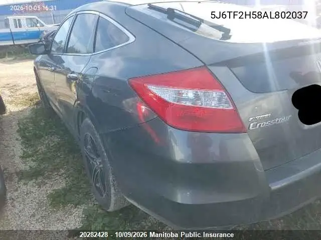 2010 HONDA CROSSTOUR VIN 5J6TF2H58AL802037 — фото 3