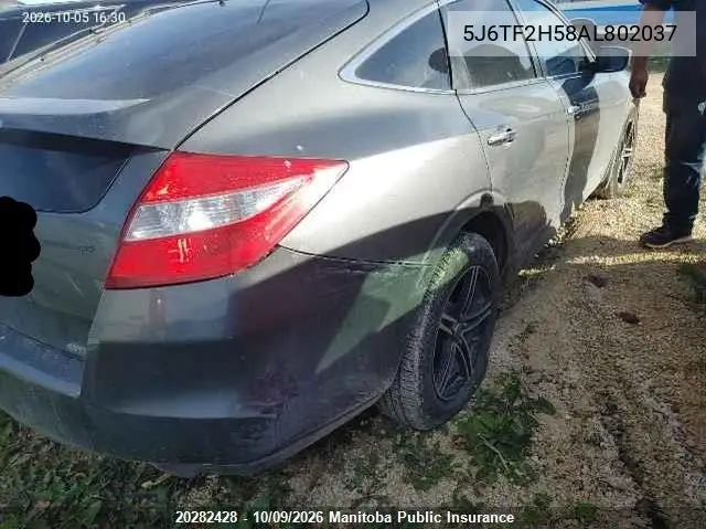 2010 HONDA CROSSTOUR VIN 5J6TF2H58AL802037 — фото 6