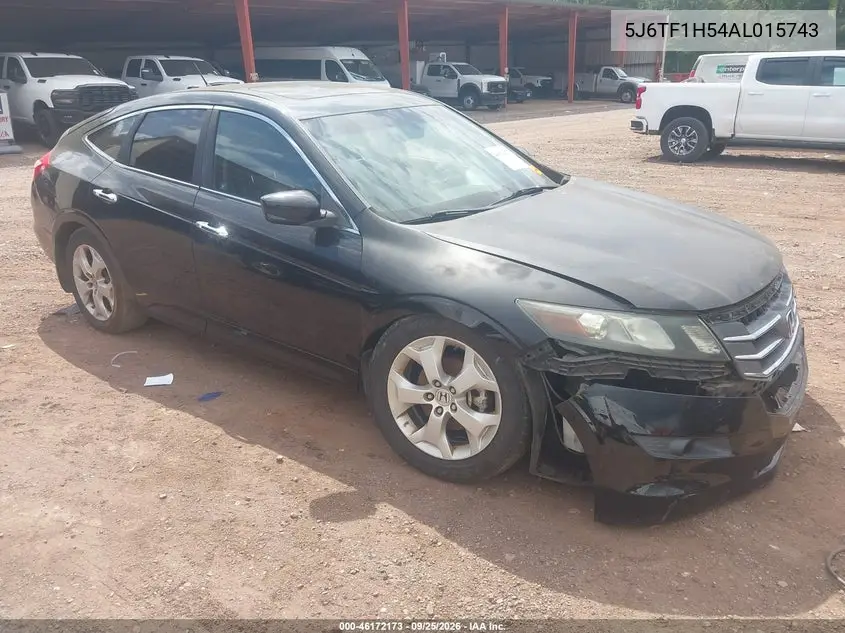 HONDA CROSSTOUR 2010, VIN 5J6TF1H54AL015743