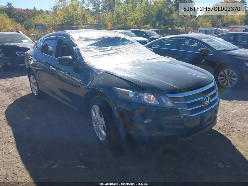 HONDA CROSSTOUR 2012, VIN 5J6TF2H57CL003370