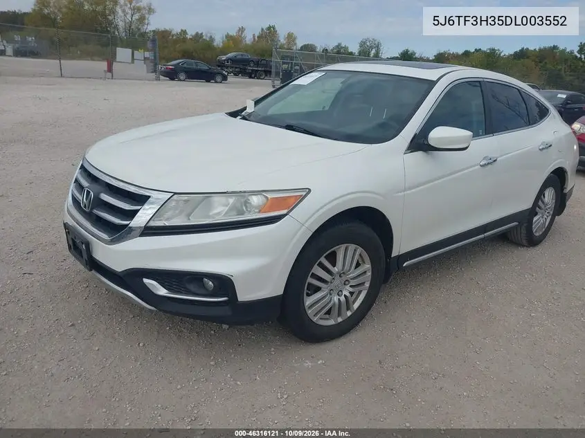 2013 HONDA CROSSTOUR VIN 5J6TF3H35DL003552 — фото 2