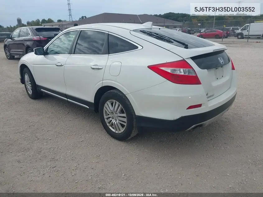 2013 HONDA CROSSTOUR VIN 5J6TF3H35DL003552 — фото 3